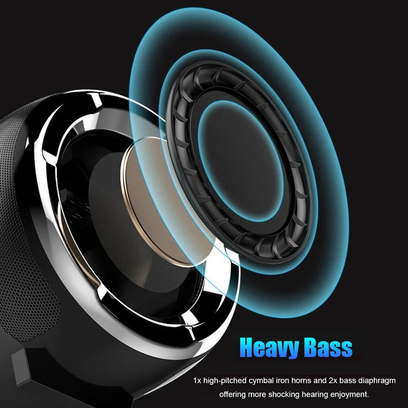 Rugged Portable Subwoofer Speaker