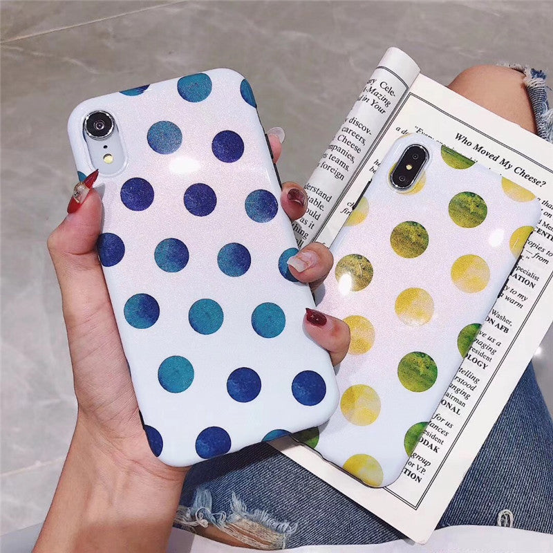 Elegant Pearl Polka iPhone Case