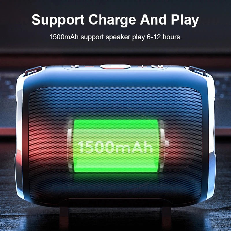 Rugged Portable Subwoofer Speaker
