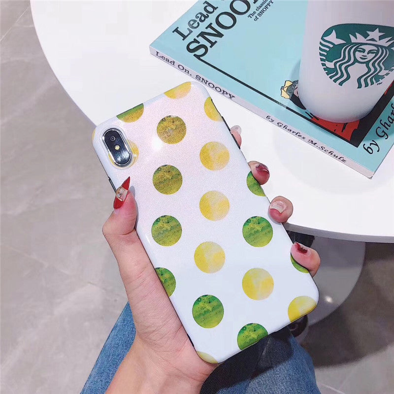 Elegant Pearl Polka iPhone Case