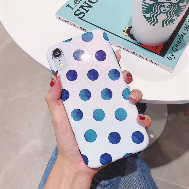 Elegant Pearl Polka iPhone Case